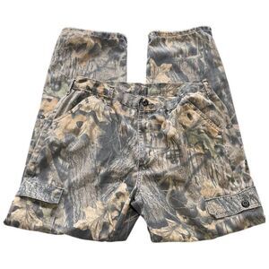 Camouflage Cargo Hunting Pants Woodland Outdoor Size Large‎ Regular 36x29 |G1